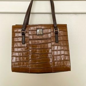 Dooney And Bourke Brown Alligator Tote